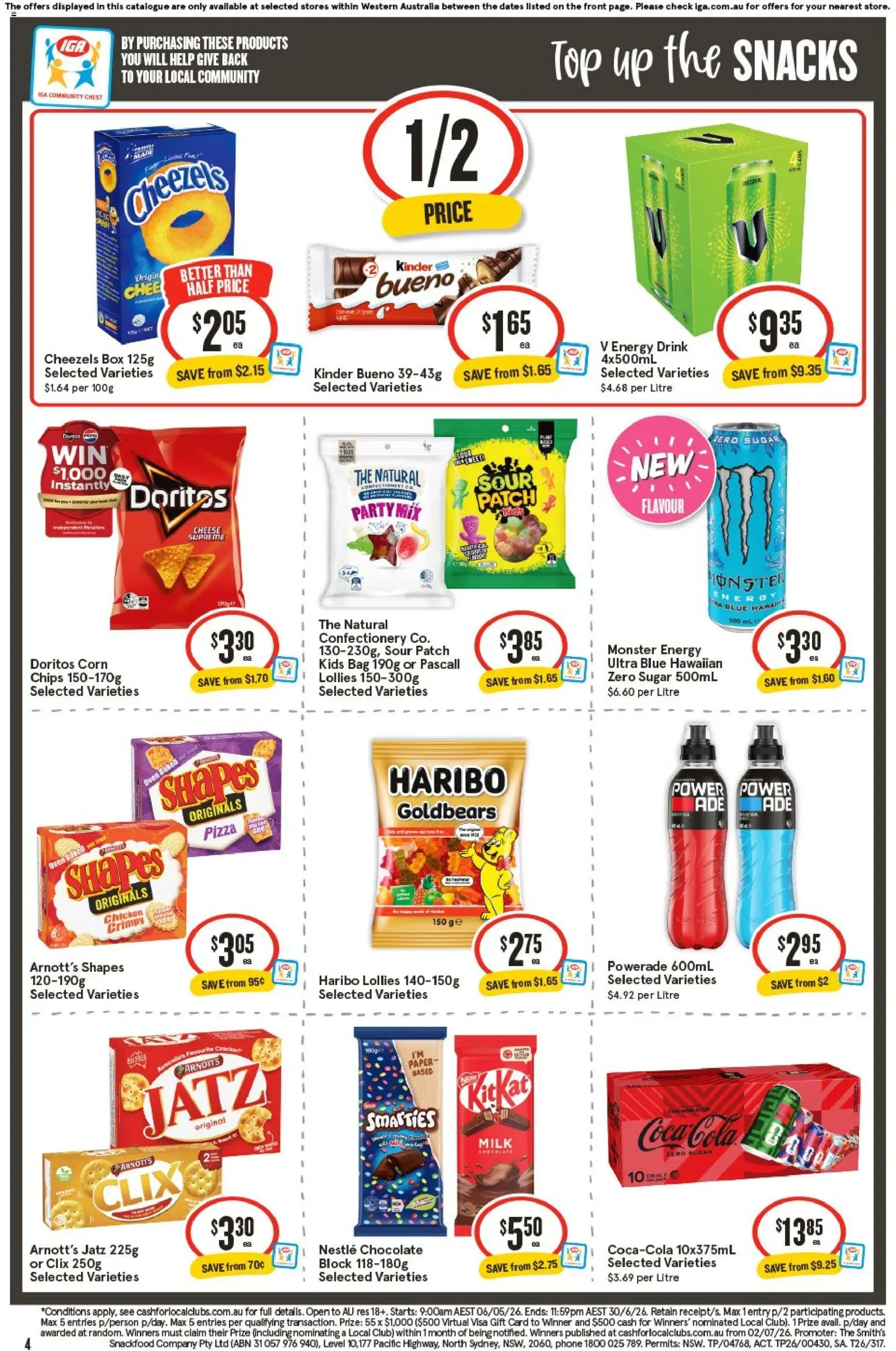 IGA catalogue - valid from 17.06.2026 | Page: 5 | Products: Box, Pizza, Lollies, Chips