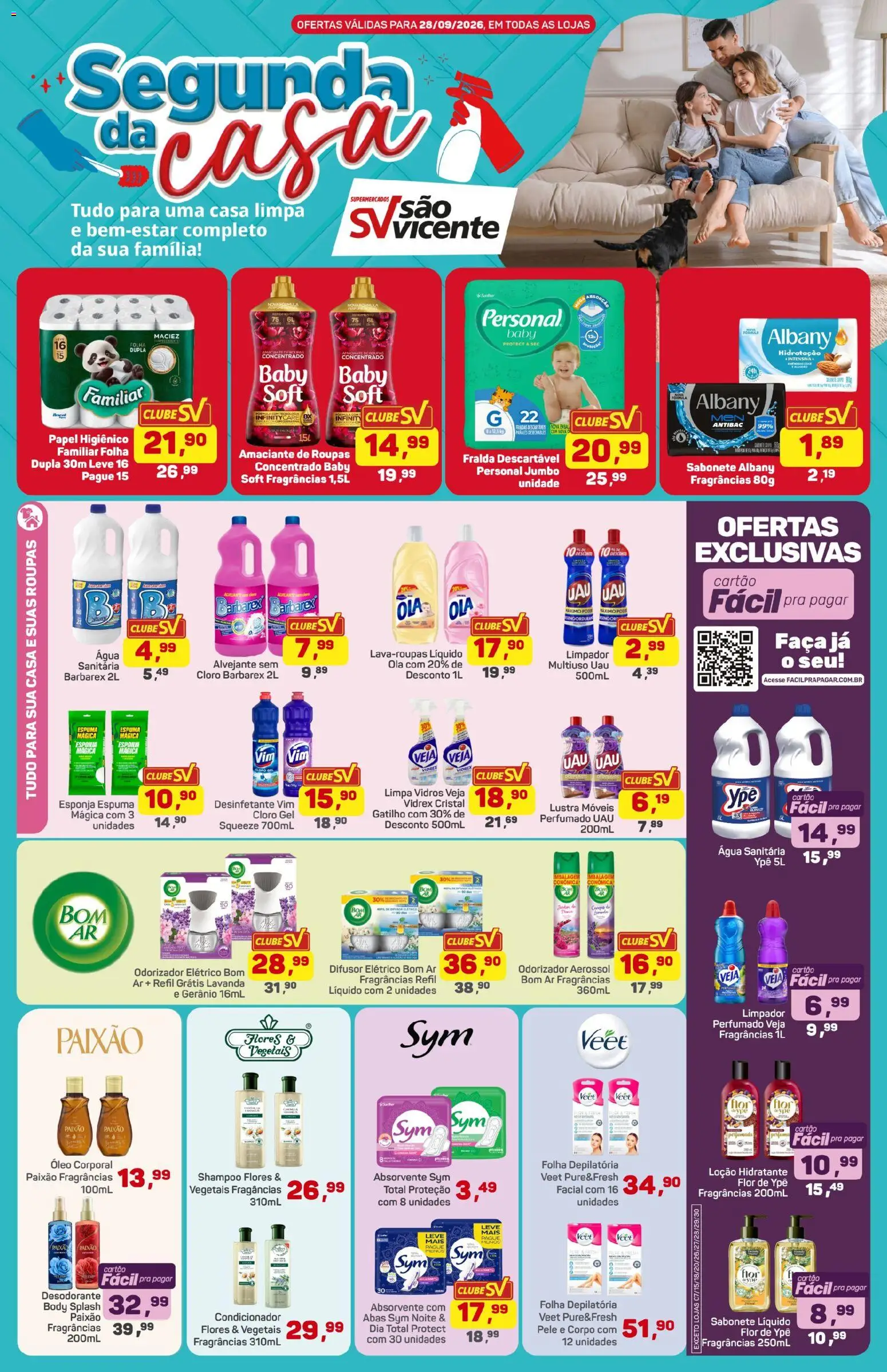 Supermercados São Vicente Folheto - válido de 28/09/2026 | Página: 1