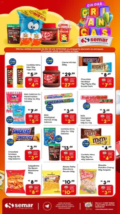 Semar Supermercado ofertas Dia Das Crianças II - Pré-Visualização do folheto da loja Semar Supermercado, válido de 09/10/2026