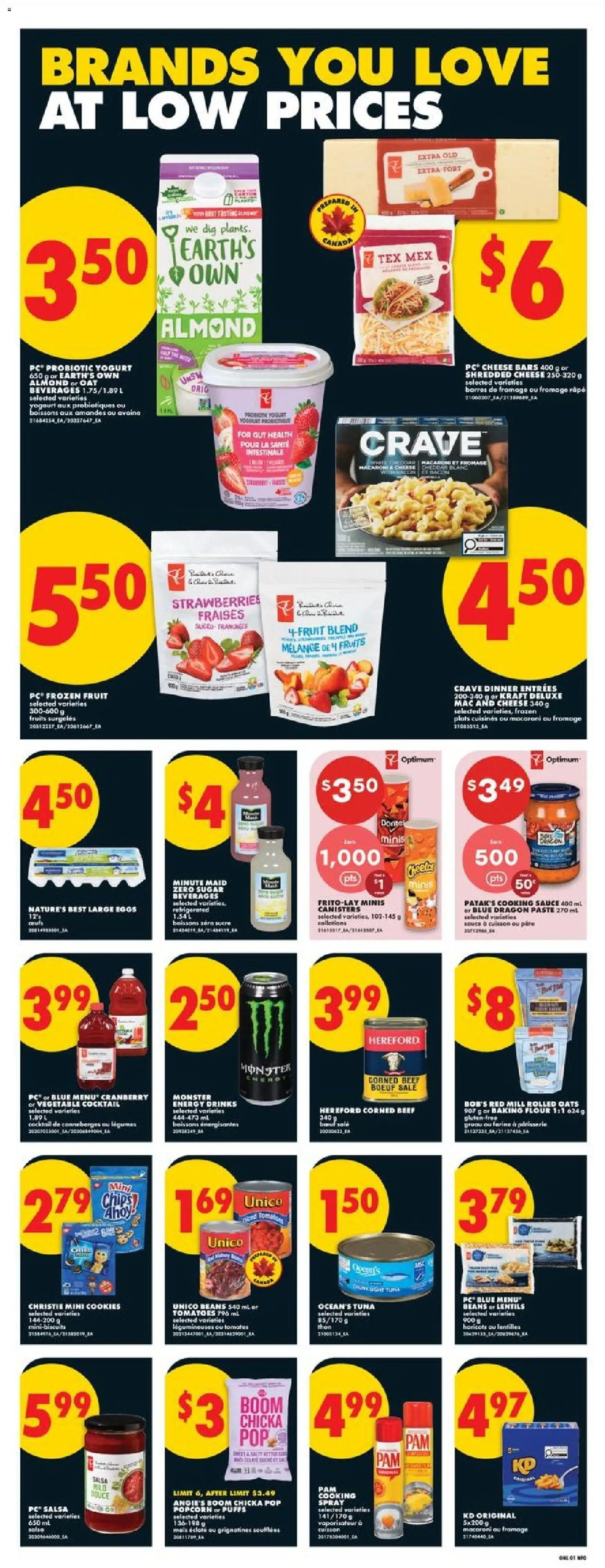 No Frills flyer valid from 09.04.2026 | Page: 6 | Products: Beef, Strawberries, Cookies, PC