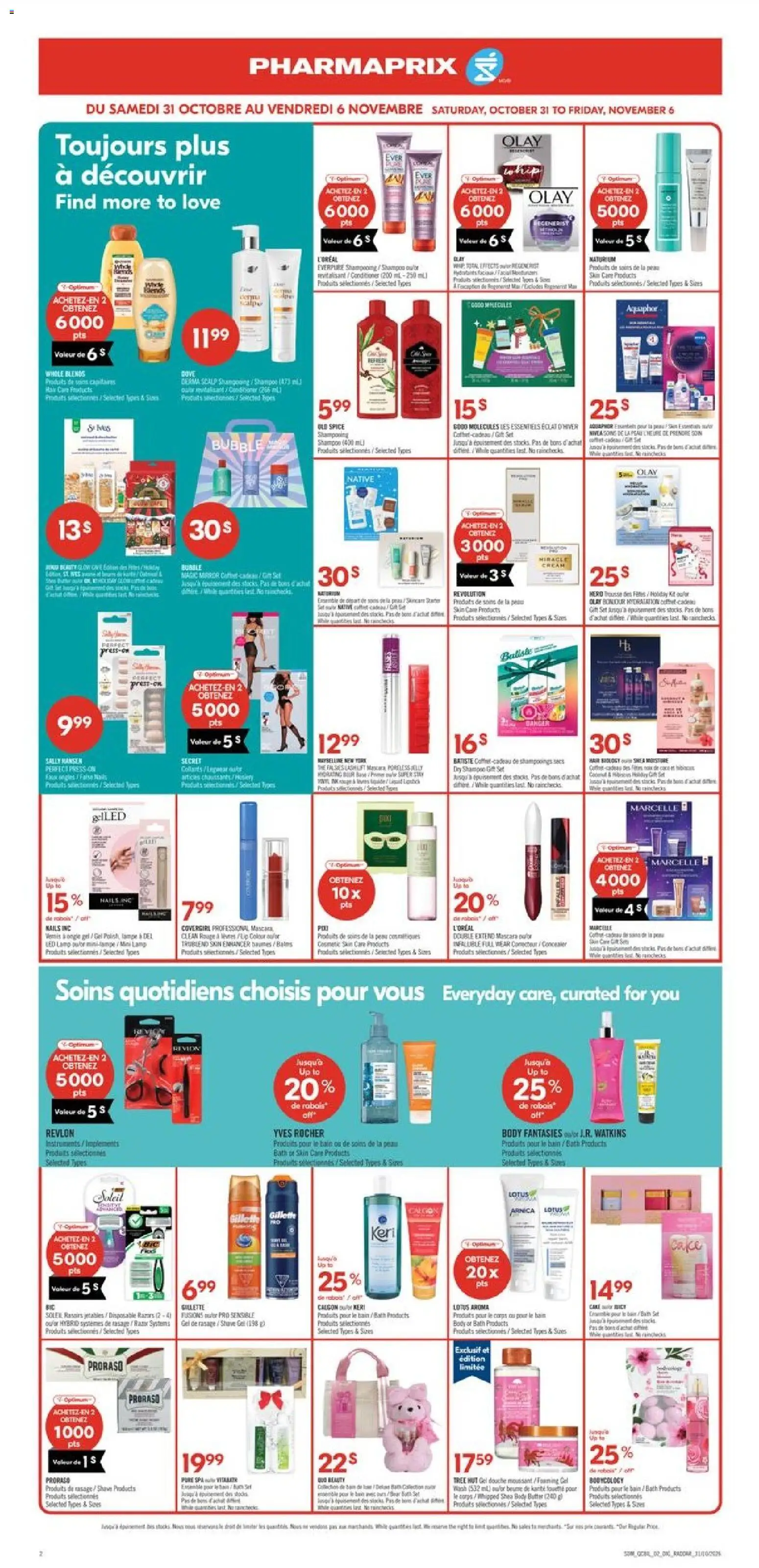 Pharmaprix flyer valid from Oct 31, 2026 | Page: 18