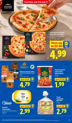 Preview of Lidl weekly ads valid from 07/15/2026 | Page: 5 | Products: Coffee, Tomatoes, Potatoes, Lemon