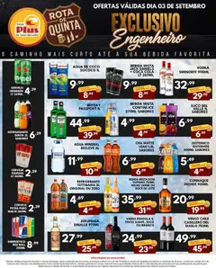 Rede Plus Supermercados ofertas Engenheiro - Pré-Visualização do folheto da loja Rede Plus Supermercados, válido de 03/09/2026 | Página: 5 | Produtos: Chá, Vodka, Doce, Isotônico