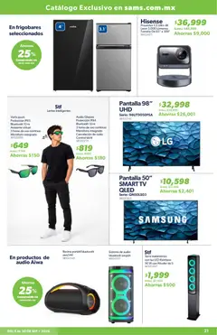 Vista previa de Sam's Club catálogo, nuevo folleto de la tienda, válido en México a partir del 04/09/2026 | Página: 21