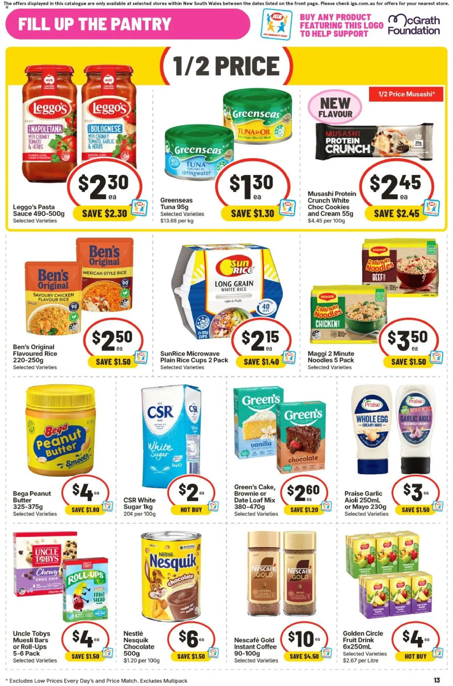 IGA catalogue - valid from 16/09/2026 | Page: 11 | Products: Noodles, Olive oil, Cream, Microwave