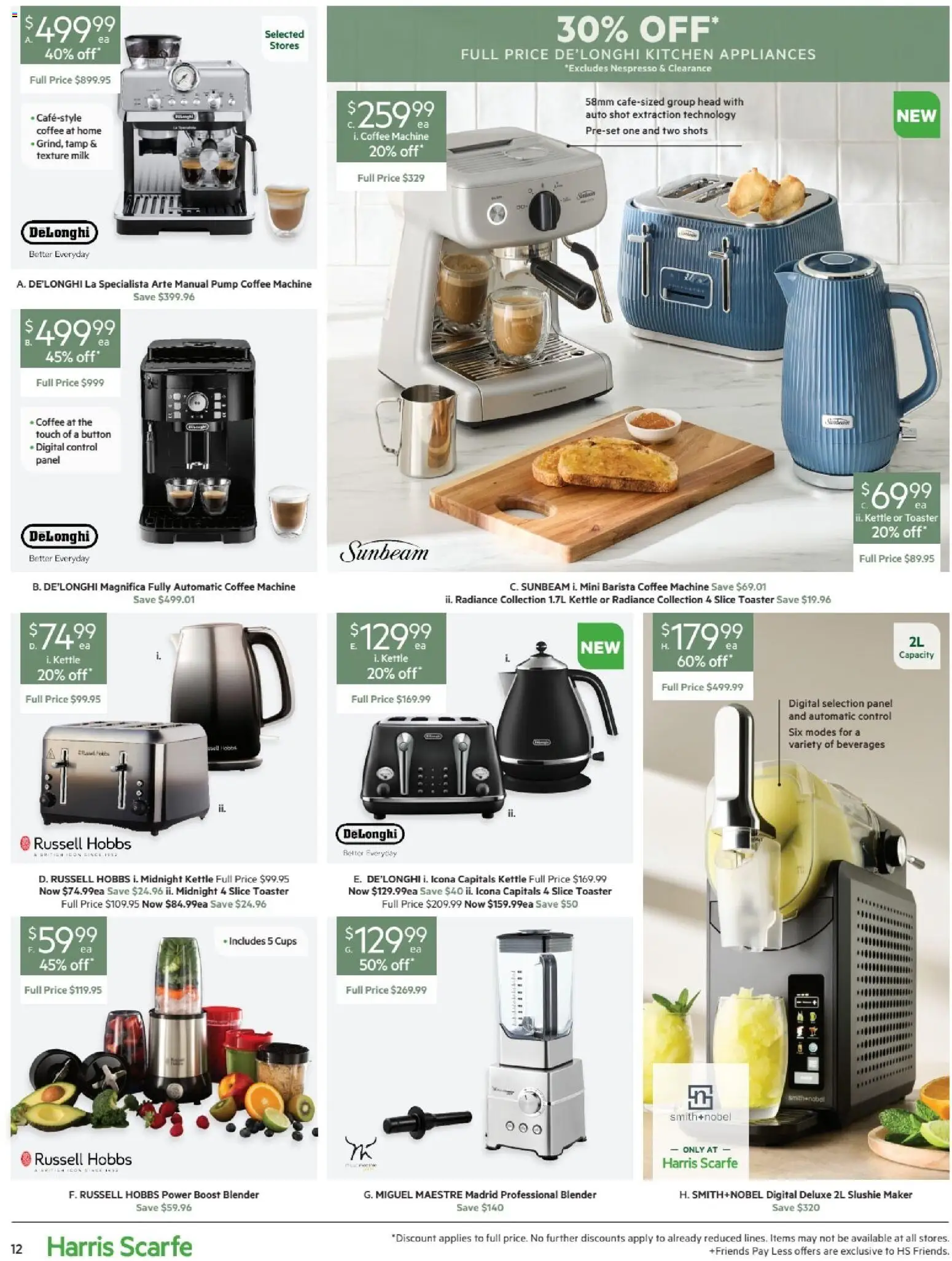 Harris Scarfe catalogue - valid from 20/08/2026 | Page: 12 | Products: Cups, Coffee, Kettle, Toaster