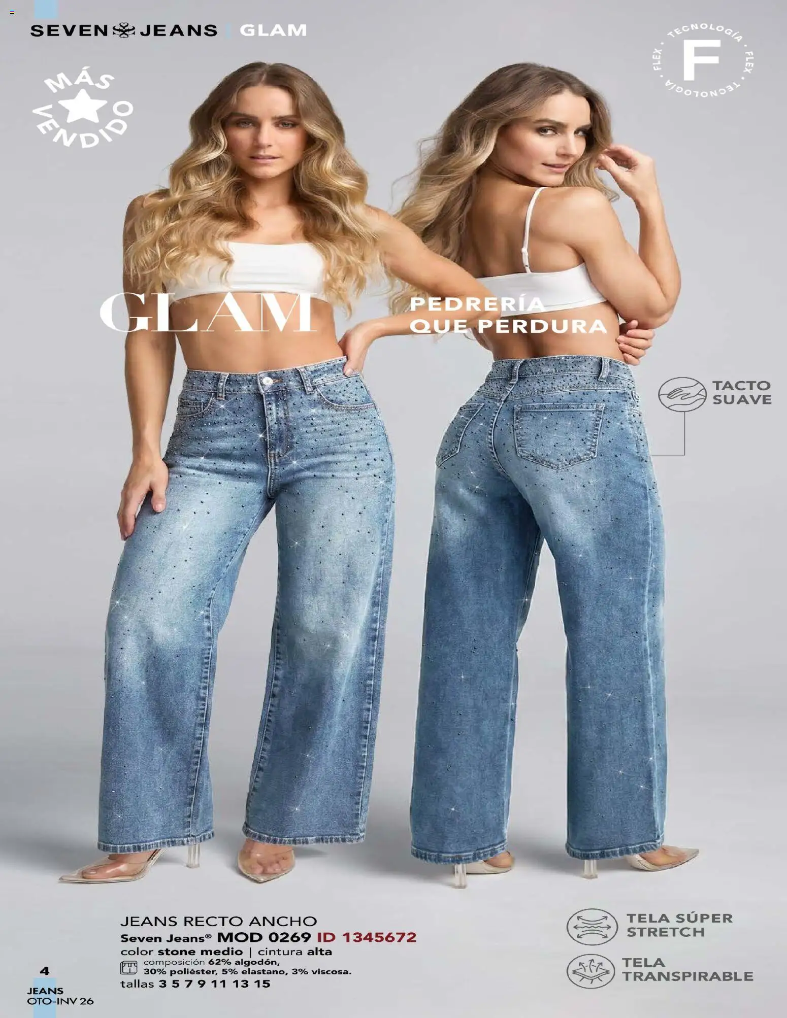 Nuevas ofertas de Price Shoes válidas en toda la República Mexicana desde el 03/08/2026. ¡Encuentra las mejores ofertas en Price Shoes catálogo Seven Jeans! | Página: 4