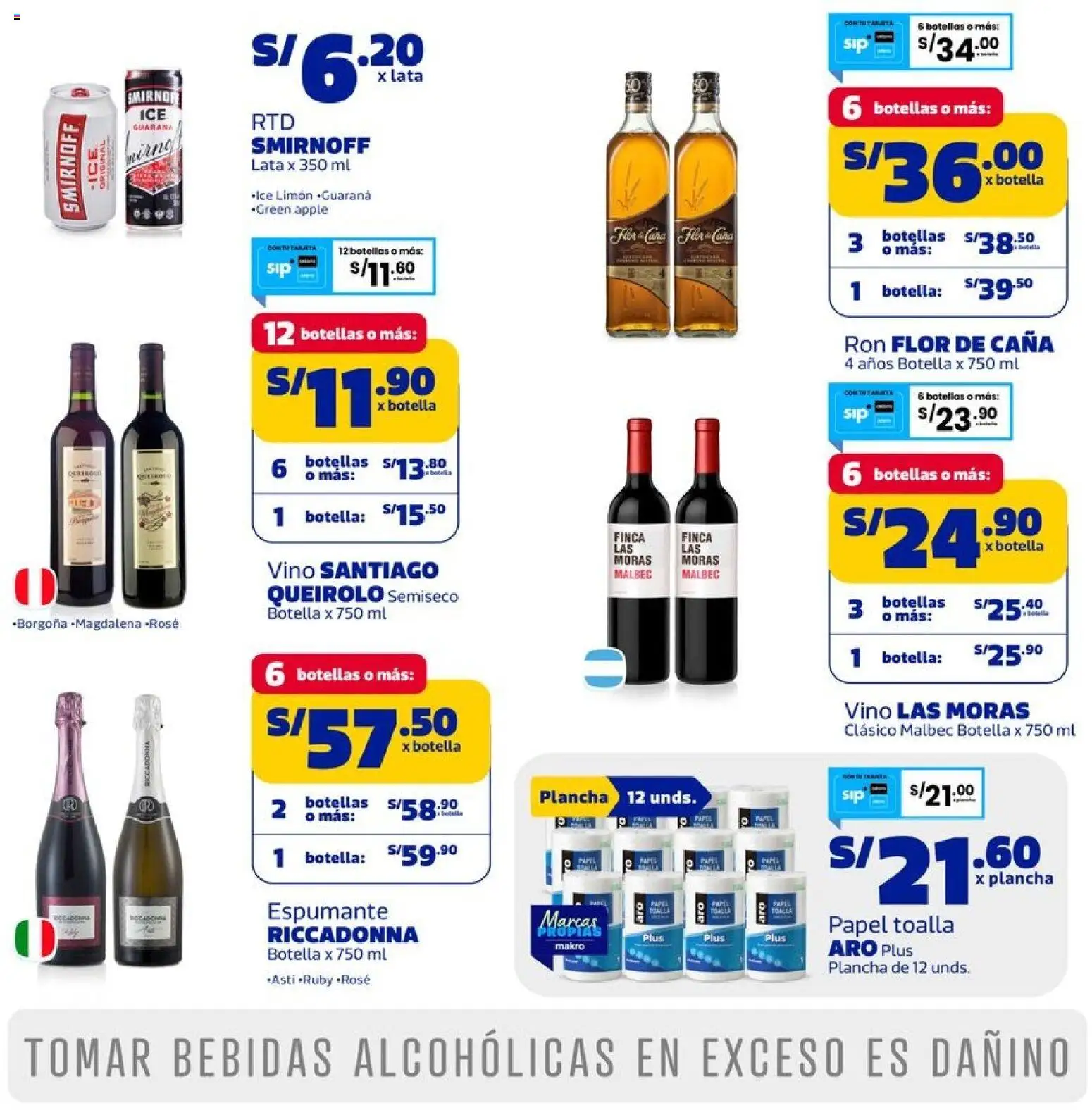 Catálogo Makro válido desde 04.06.2026 | Página: 26 | Productos: Toalla, Vino