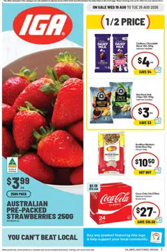 Preview of IGA catalogue SA - valid from 19/08/2026