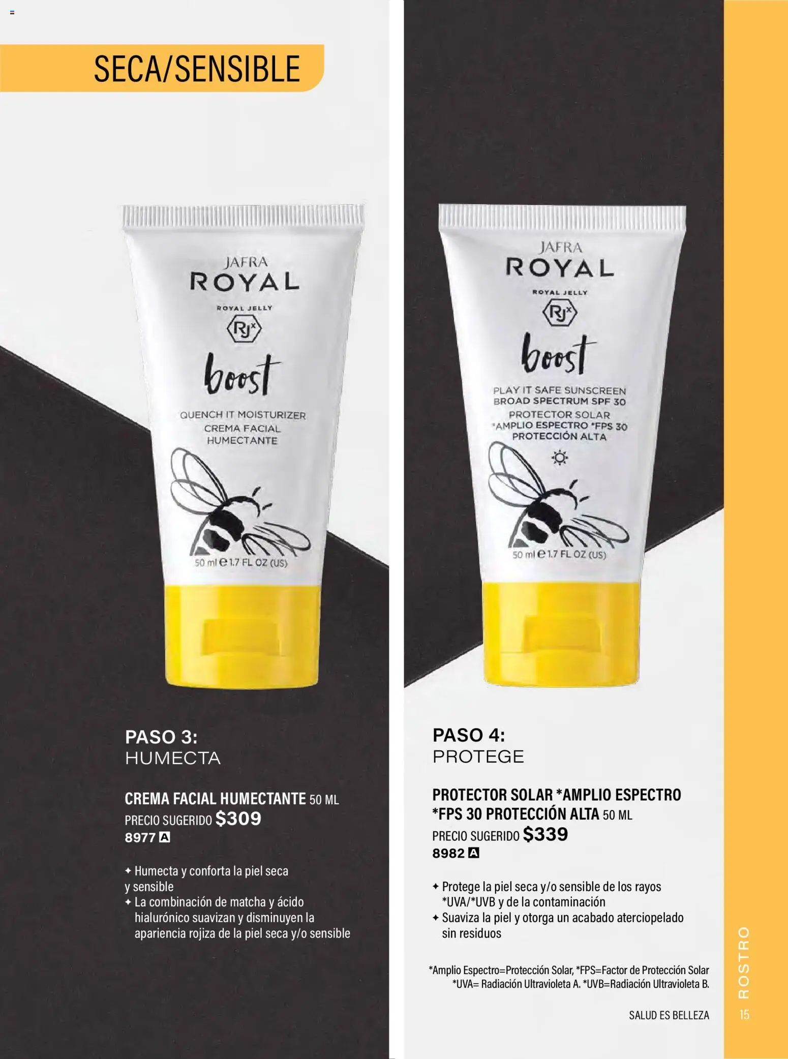Nuevas ofertas de JAFRA válidas en toda la República Mexicana desde el 01/07/2026. ¡Encuentra las mejores ofertas en JAFRA catálogo Organizador de Ventas! | Página: 15 | Productos: Crema, Protector solar