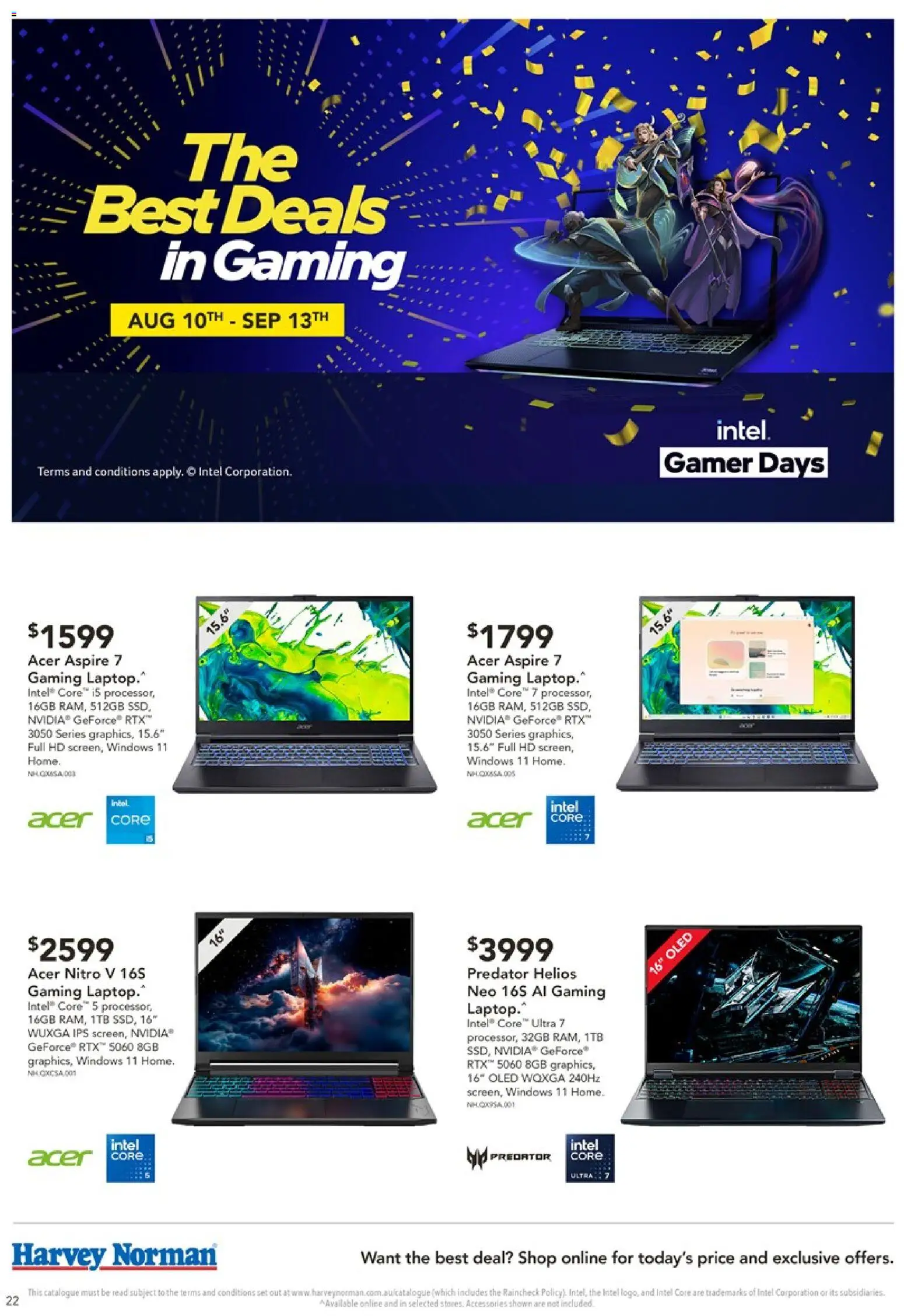 Harvey Norman catalogue - valid from 18/08/2026 | Page: 22 | Products: Accessories, Laptop