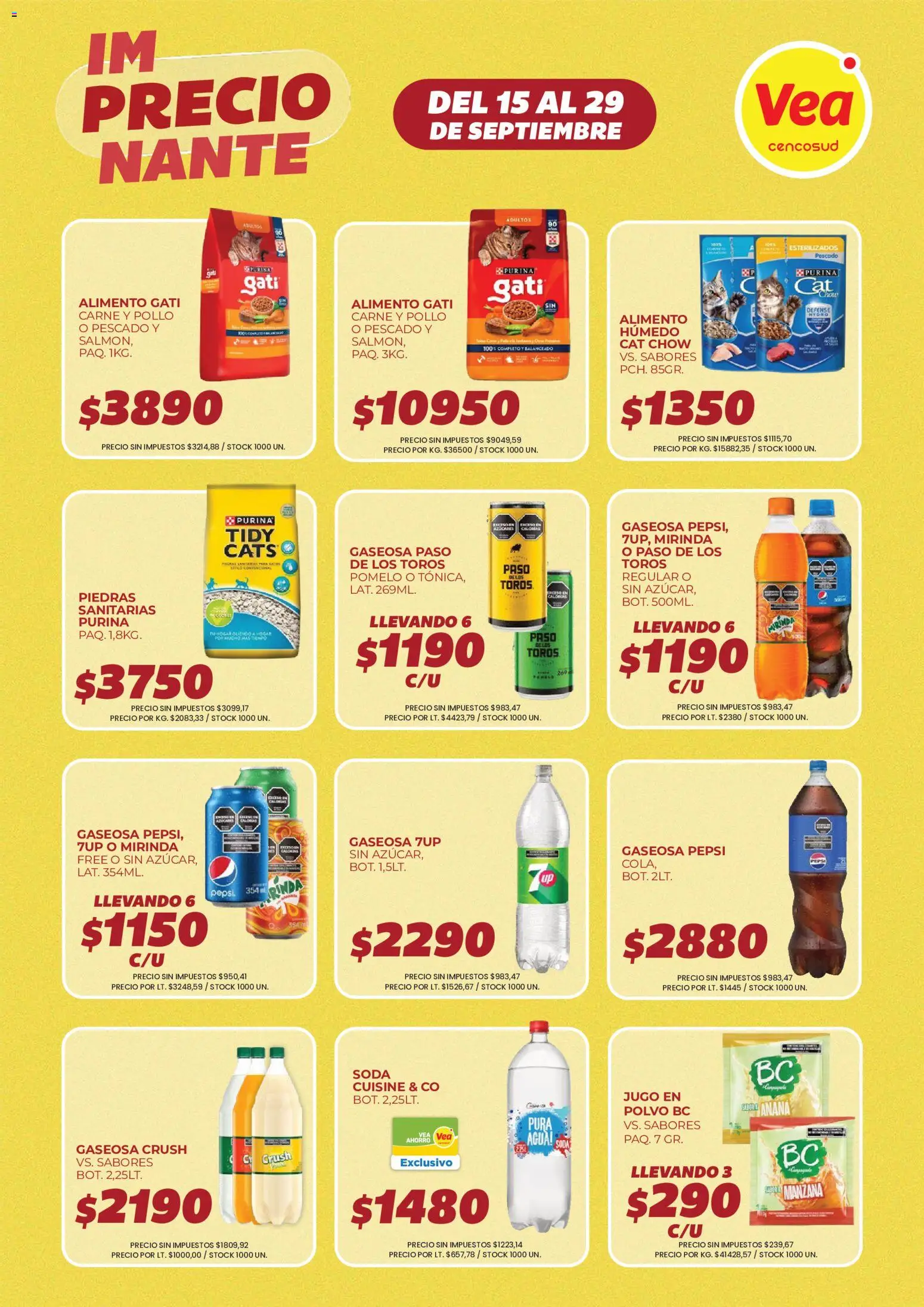 Vea Ofertas │ válido desde el 15/09/2026 | Página: 7 | Productos: Pescado, Soda, Carne, Jugo