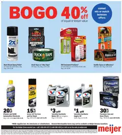 Preview of Meijer weekly ads valid from 07/22/2026 | Page: 6 | Products: Tire, Brush, Sauce, Motor Oil