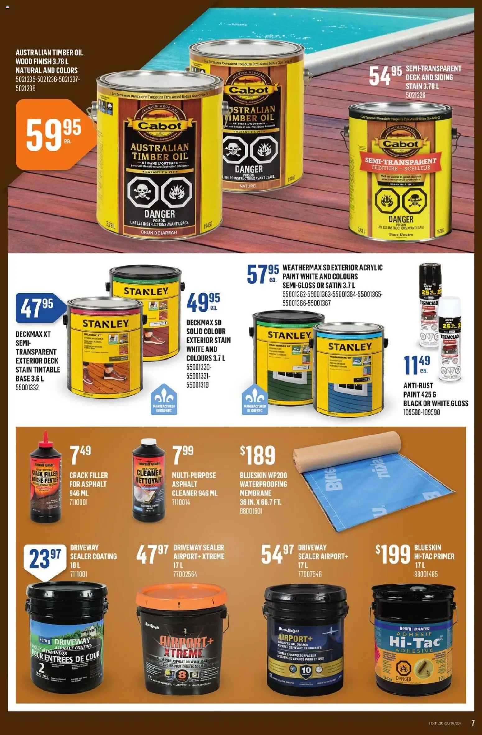 Canac flyer valid from Jul 30, 2026 | Page: 7