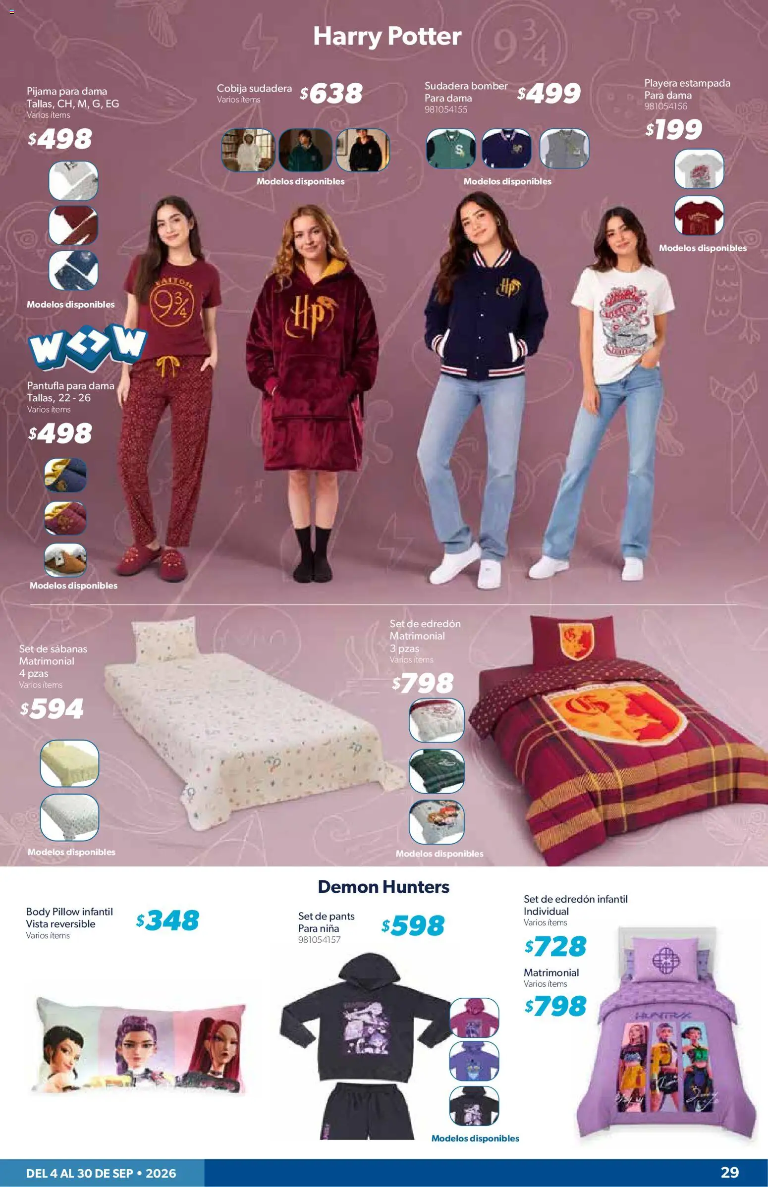 Nuevas ofertas de Sam's Club válidas en toda la República Mexicana desde el 04/09/2026. ¡Encuentra las mejores ofertas en Sam's Club catálogo! | Página: 29 | Productos: Sudadera, Body, Sabanas, Pants