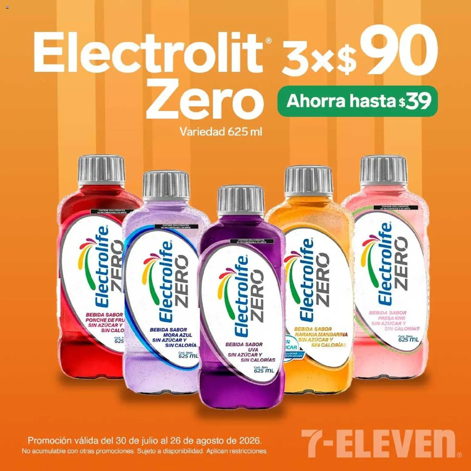 Nuevas ofertas de 7-Eleven válidas en toda la República Mexicana desde el 30/07/2026. ¡Encuentra las mejores ofertas en 7-Eleven folleto! | Página: 11 | Productos: Fresa, Azúcar, Kiwi