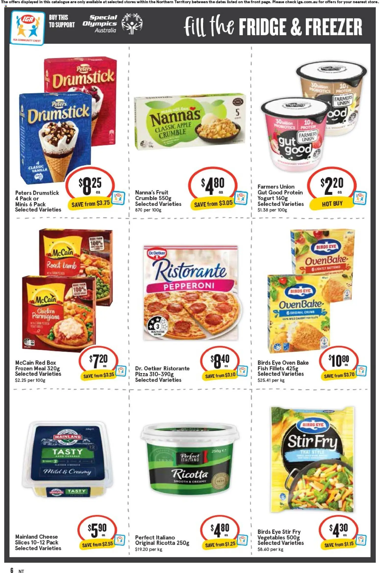 IGA catalogue - valid from 13.05.2026 | Page: 7 | Products: Pizza, Chicken, Fridge, Freezer
