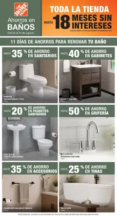 Vista previa de Home Depot catálogo, nuevo folleto de la tienda, válido en México a partir del 13/08/2026