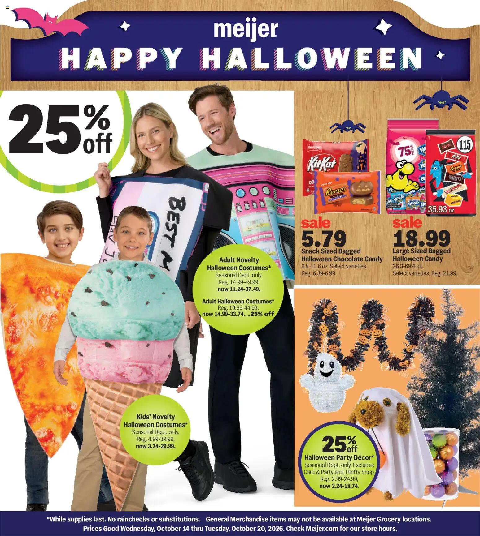 Meijer Halloween Deals - valid from 10/14/2026 | Page: 1