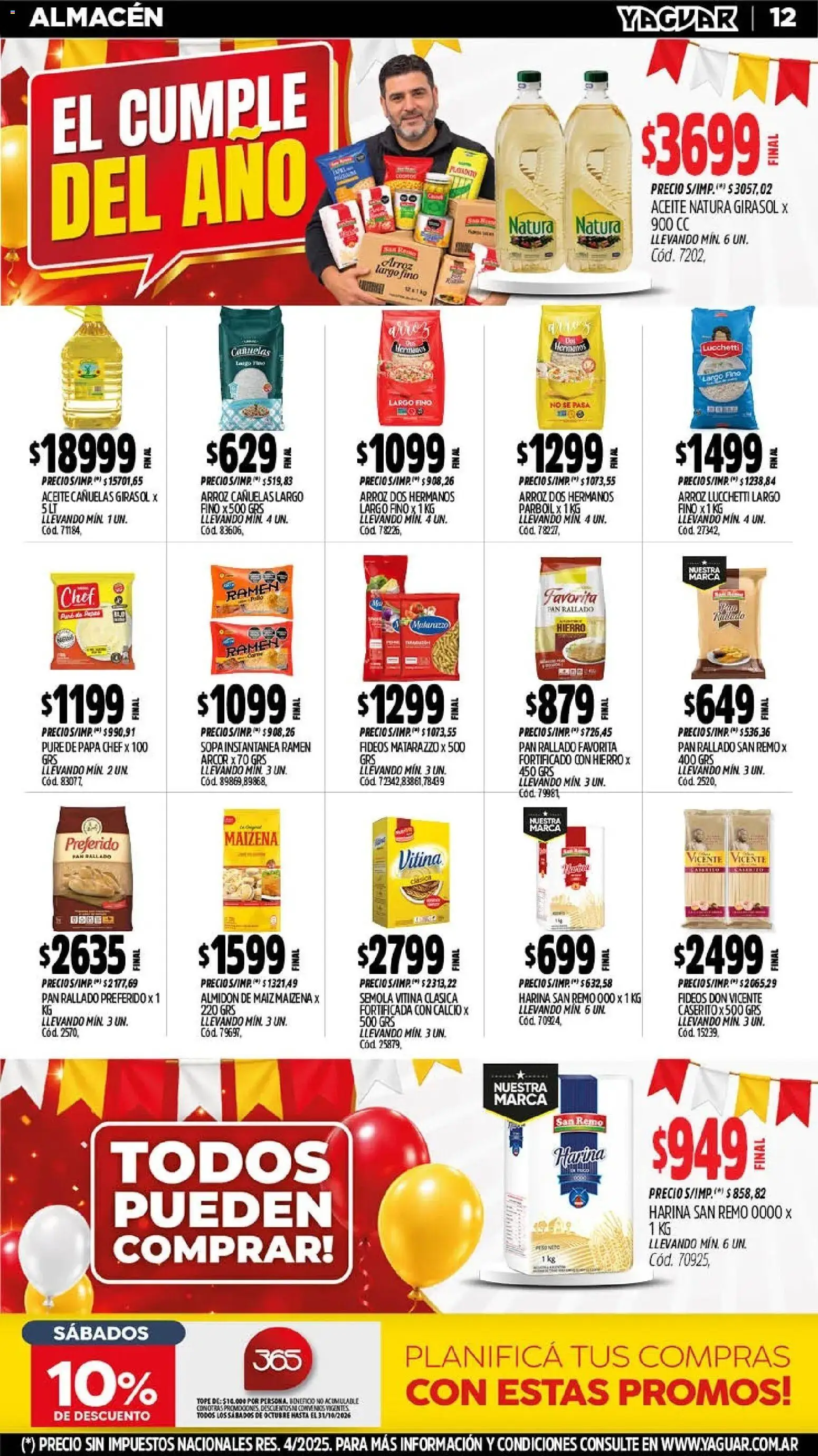 Yaguar catálogo │ válido desde el 19/10/2026 | Página: 13