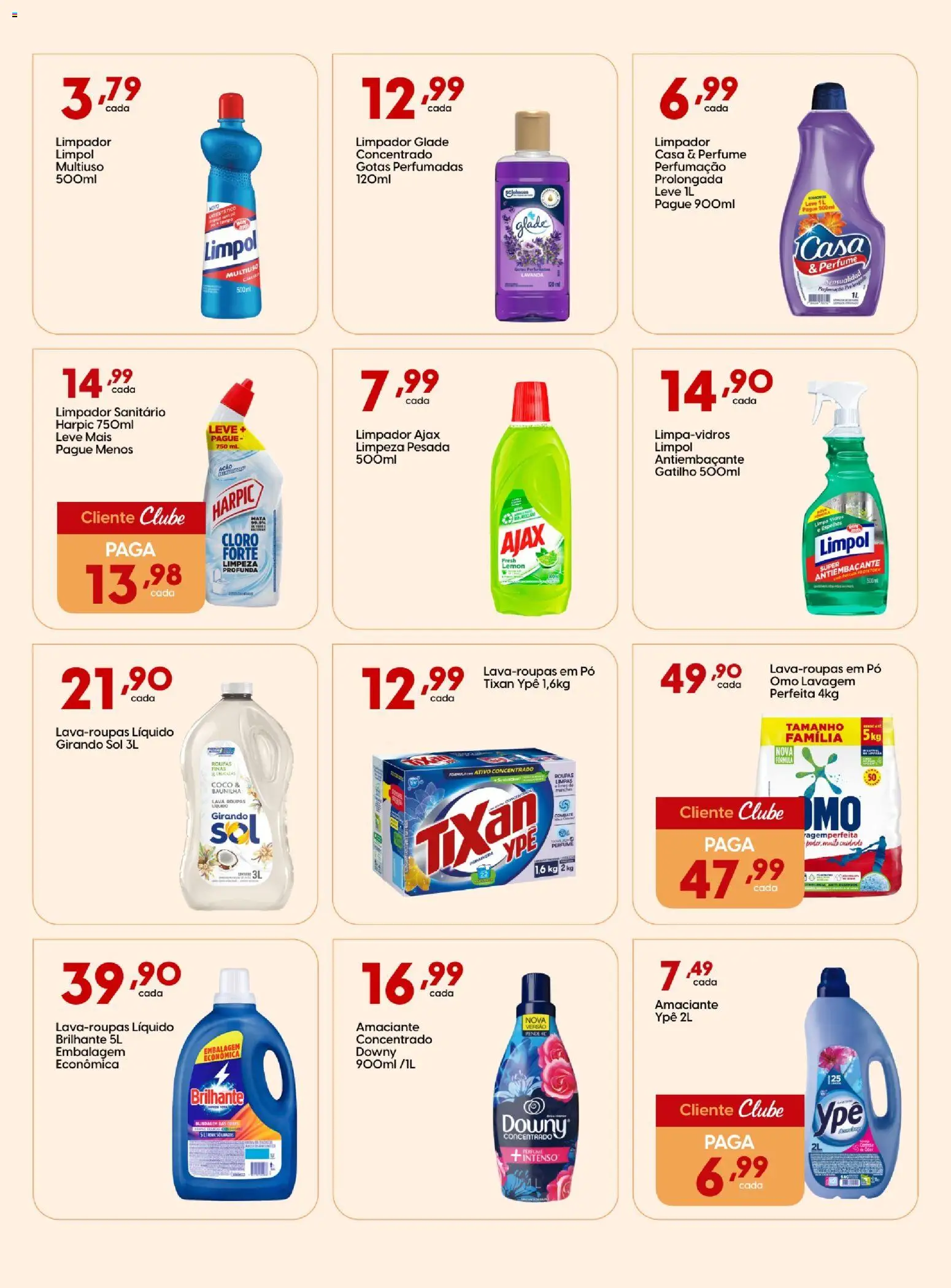 Rissul Folheto - válido de 14.05.2026 | Página: 15 | Produtos: Limpador multiuso, Girando sol, Roupas, Limpa vidros