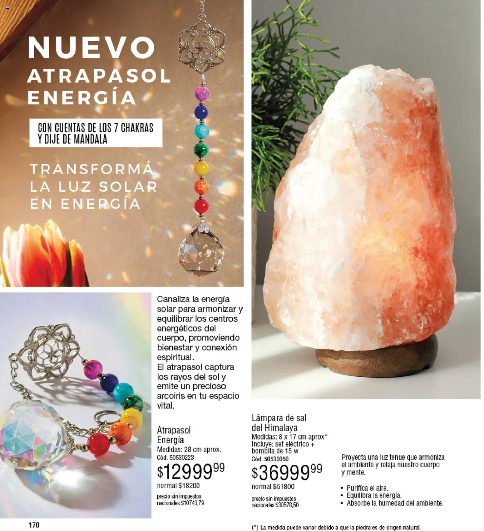 Millanel - Catálogo │ válido desde el 30/03/2026 | Página: 170 | Productos: Dije, Lámpara, Sal