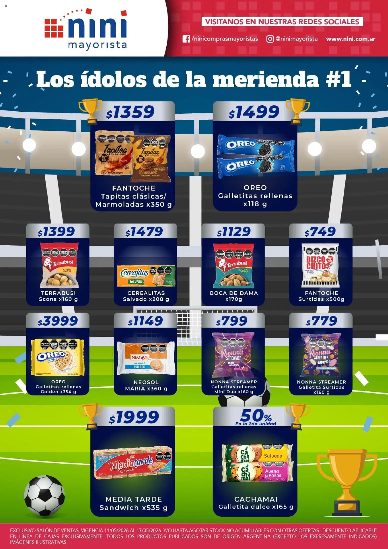 NINI Mayorista ofertas │ válido desde el 11.05.2026 | Página: 36 | Productos: Galletitas