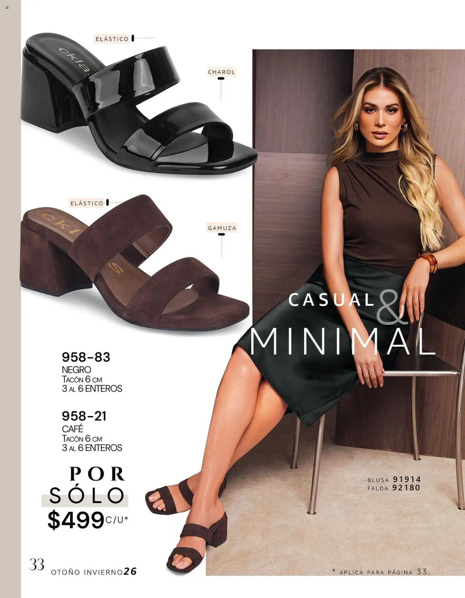 Nuevas ofertas de Cklass válidas en toda la República Mexicana desde el 08/07/2026. ¡Encuentra las mejores ofertas en Cklass catálogo Gala y glamour! | Página: 68 | Productos: Blusa, Café, Gamuza, Falda