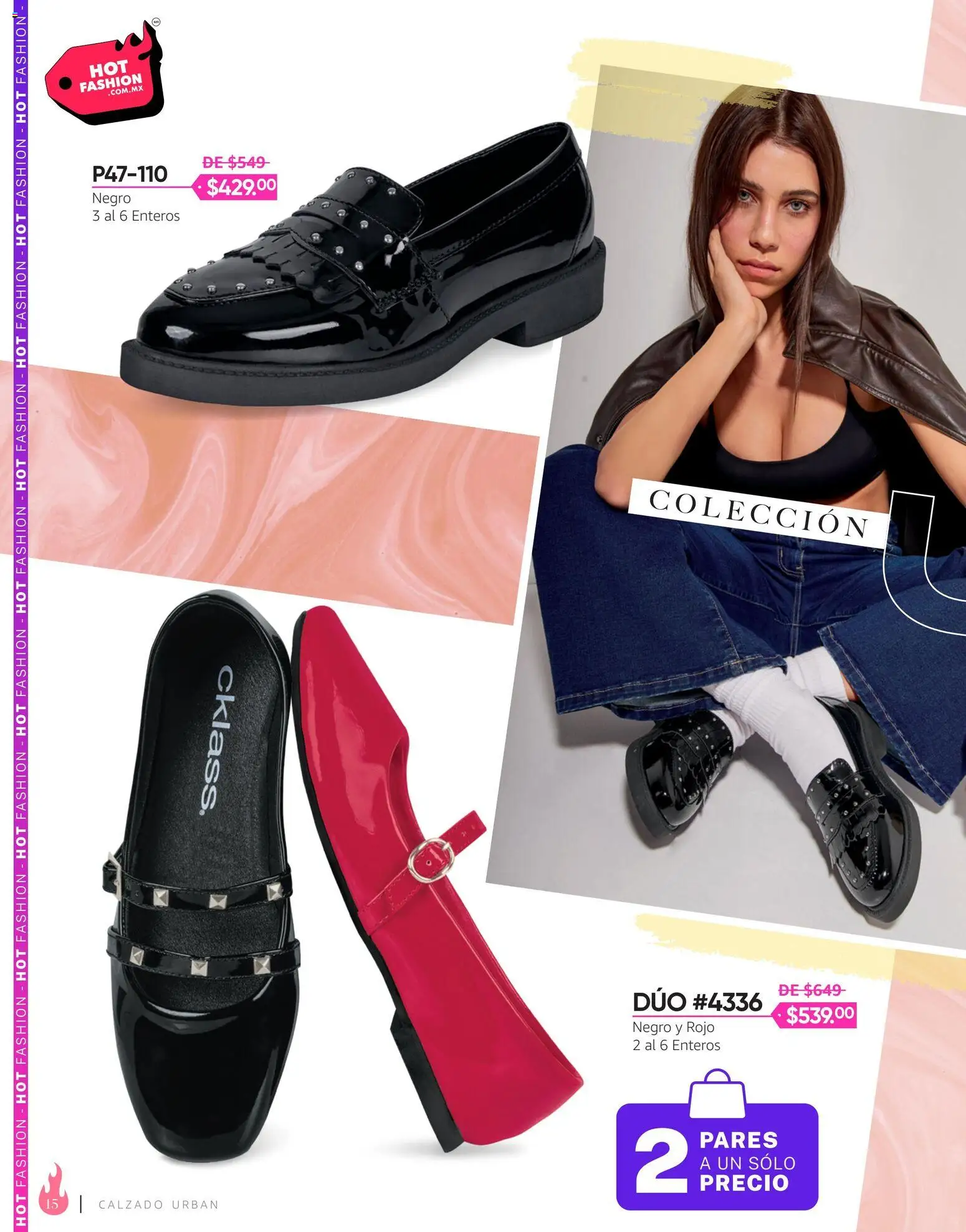 Nuevas ofertas de Cklass válidas en toda la República Mexicana desde el 03/08/2026. ¡Encuentra las mejores ofertas en Cklass catálogo Hot Fashion Ropa! | Página: 97