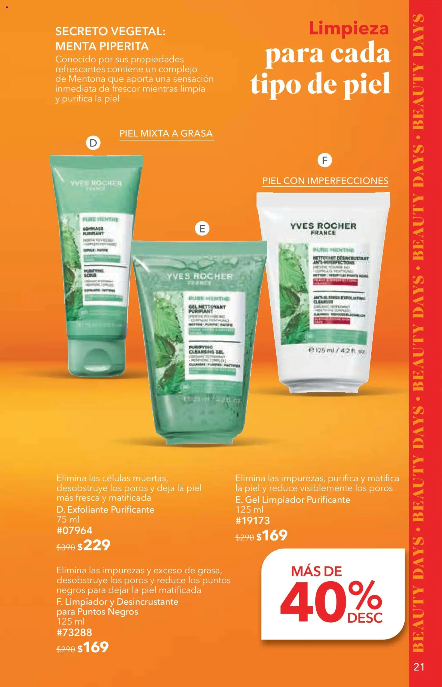 Nuevas ofertas de Yves Rocher válidas en toda la República Mexicana desde el 14/07/2026. ¡Encuentra las mejores ofertas en Yves Rocher campaña 10 2026! | Página: 21 | Productos: Limpiador