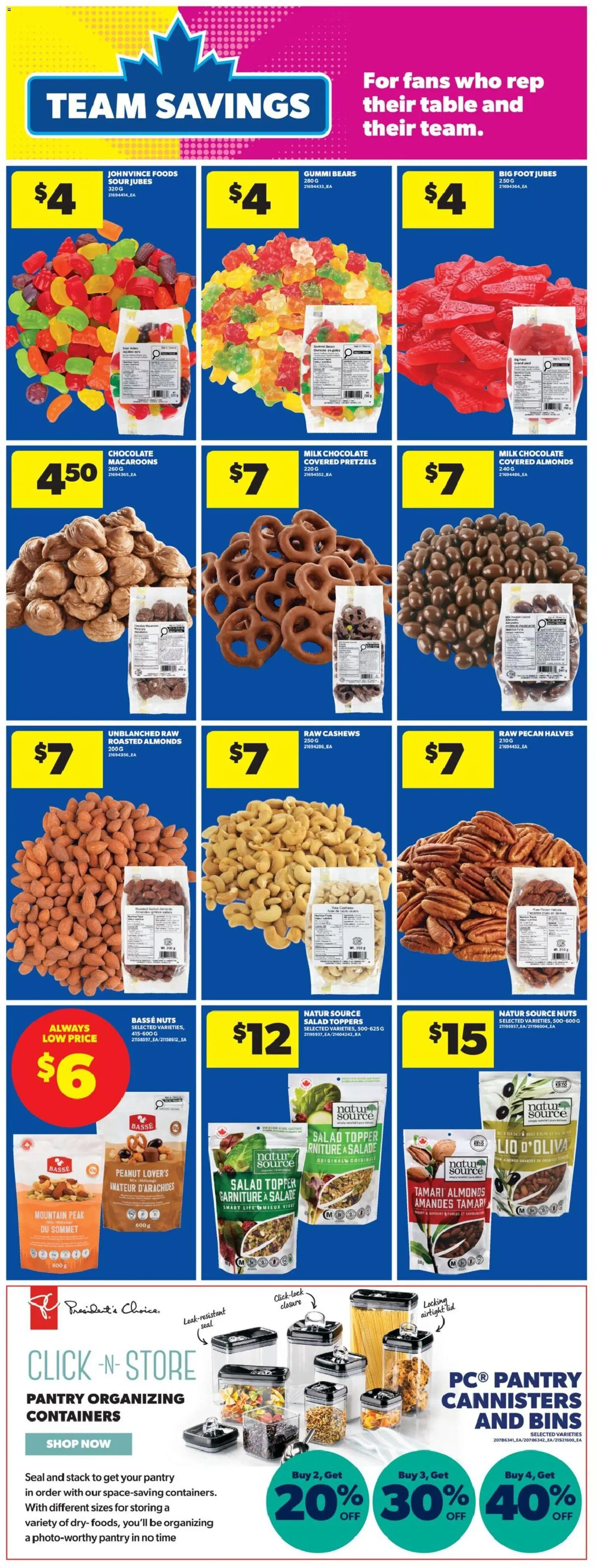 Real Canadian Superstore flyer valid from 21.05.2026 | Page: 22 | Products: Nuts, Salad, Table, Chocolate
