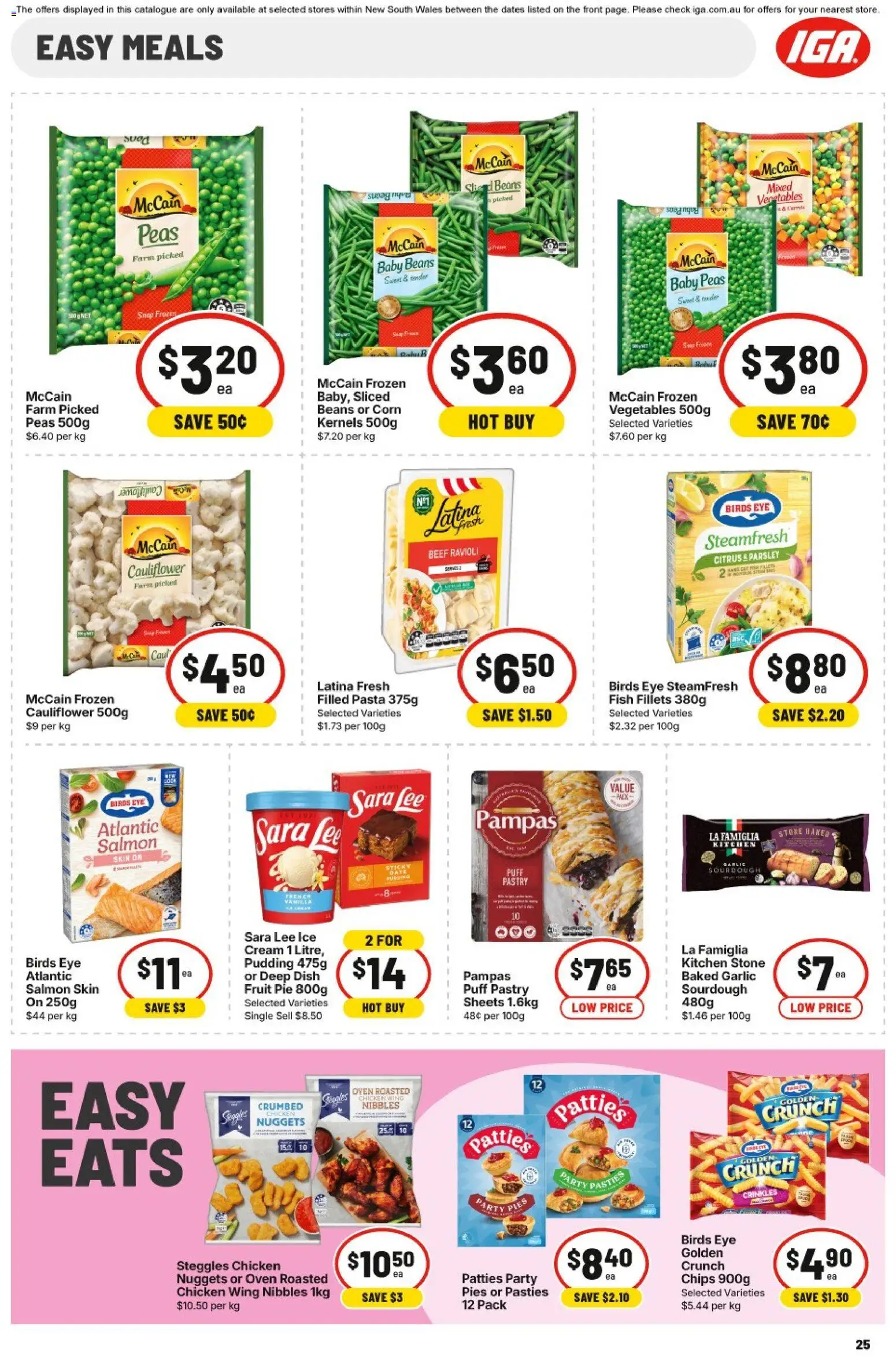 IGA catalogue - valid from 30/09/2026 | Page: 21 | Products: Fish, Cream, Beans, Vanilla