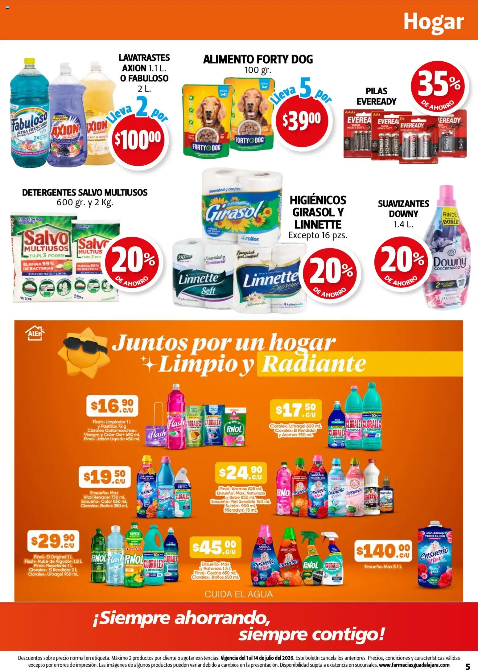 Nuevas ofertas de Farmacia Guadalajara válidas en toda la República Mexicana desde el 01/07/2026. ¡Encuentra las mejores ofertas en Farmacia Guadalajara catálogo! | Página: 5