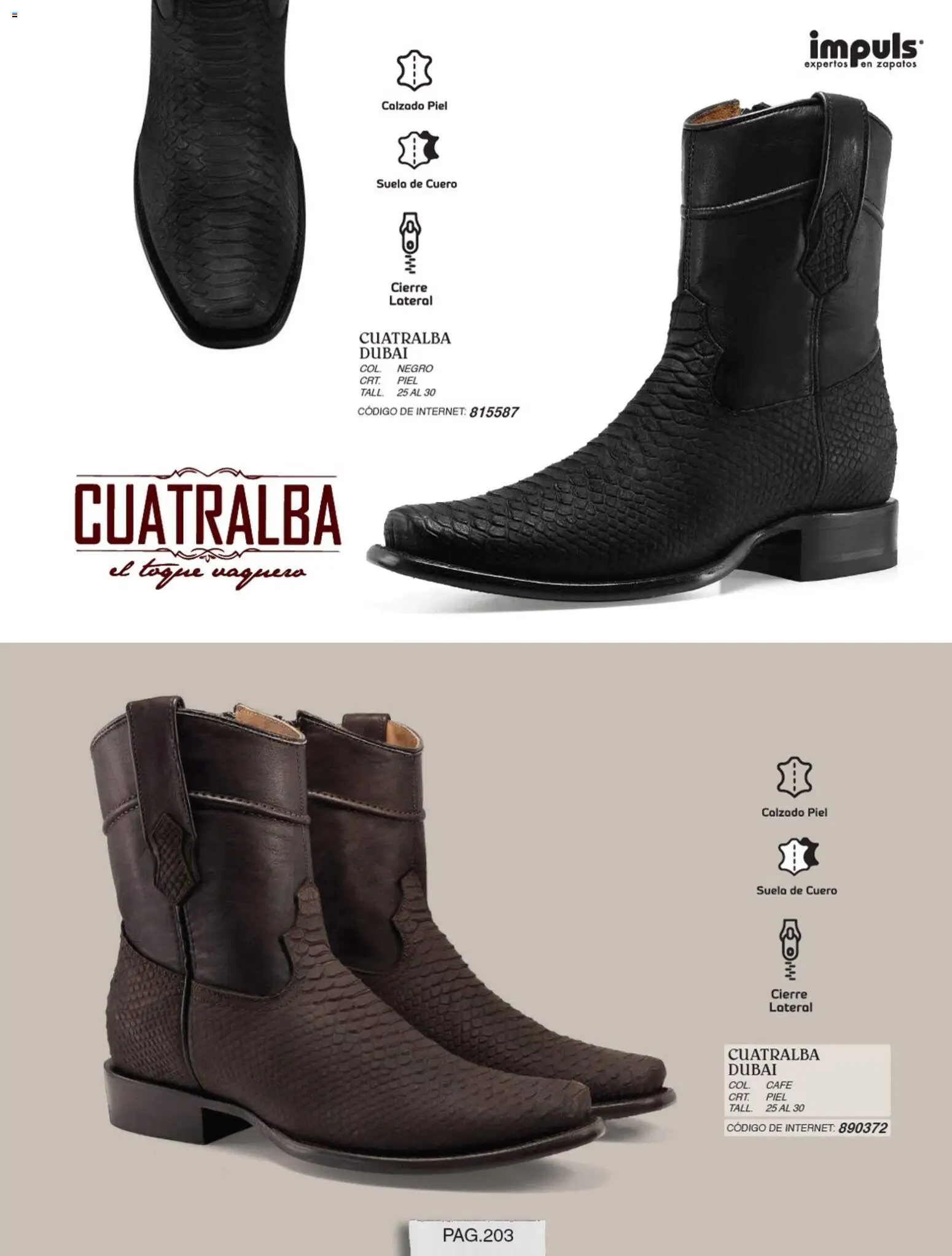 Nuevas ofertas de Impuls válidas en toda la República Mexicana desde el 01/07/2026. ¡Encuentra las mejores ofertas en Impuls catálogo Caballero! | Página: 205 | Productos: Zapatos, Café