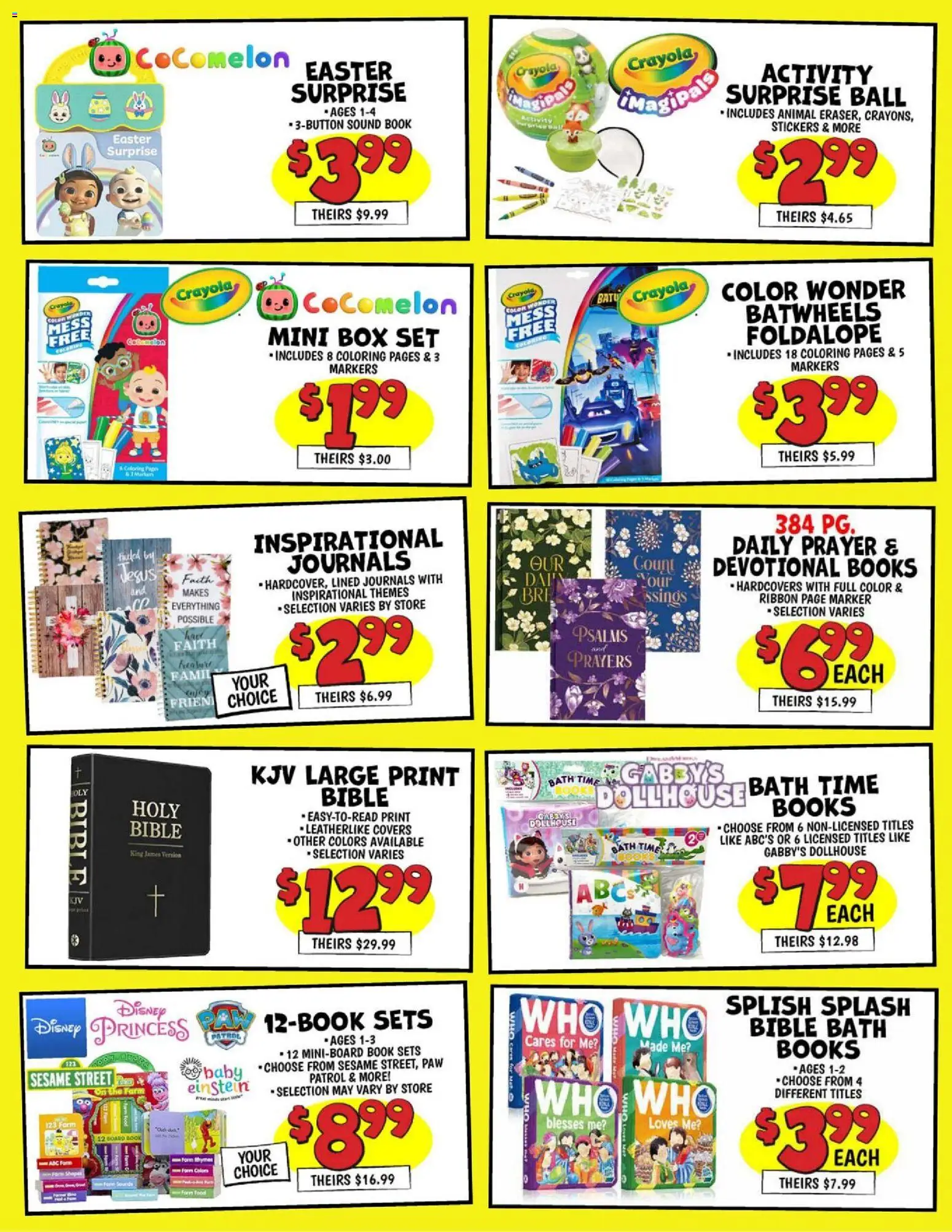 Ollie's Ad 2 - valid from 09.03.2026 | Page: 4 | Products: Stickers, Box, Bath