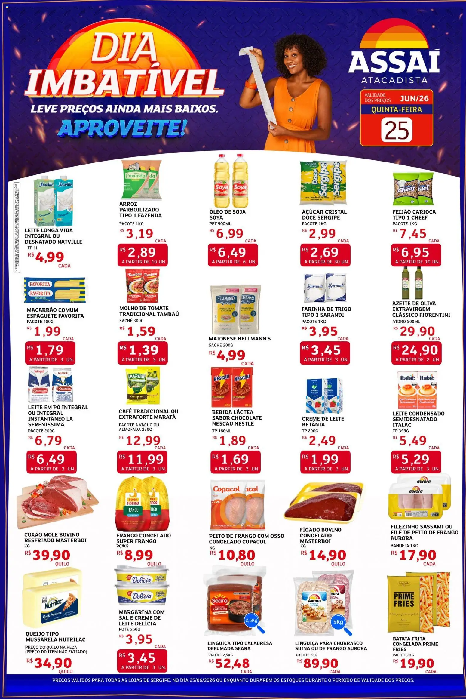 Assaí Atacadista Folheto - válido de 25/06/2026 | Página: 1