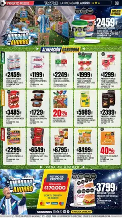 Vista previa Yaguar - Oferta Semanal San Juan válido desde el 15.06.2026 | Página: 8 | Productos: Aderezo, Crema de leche, Pan, Papas fritas