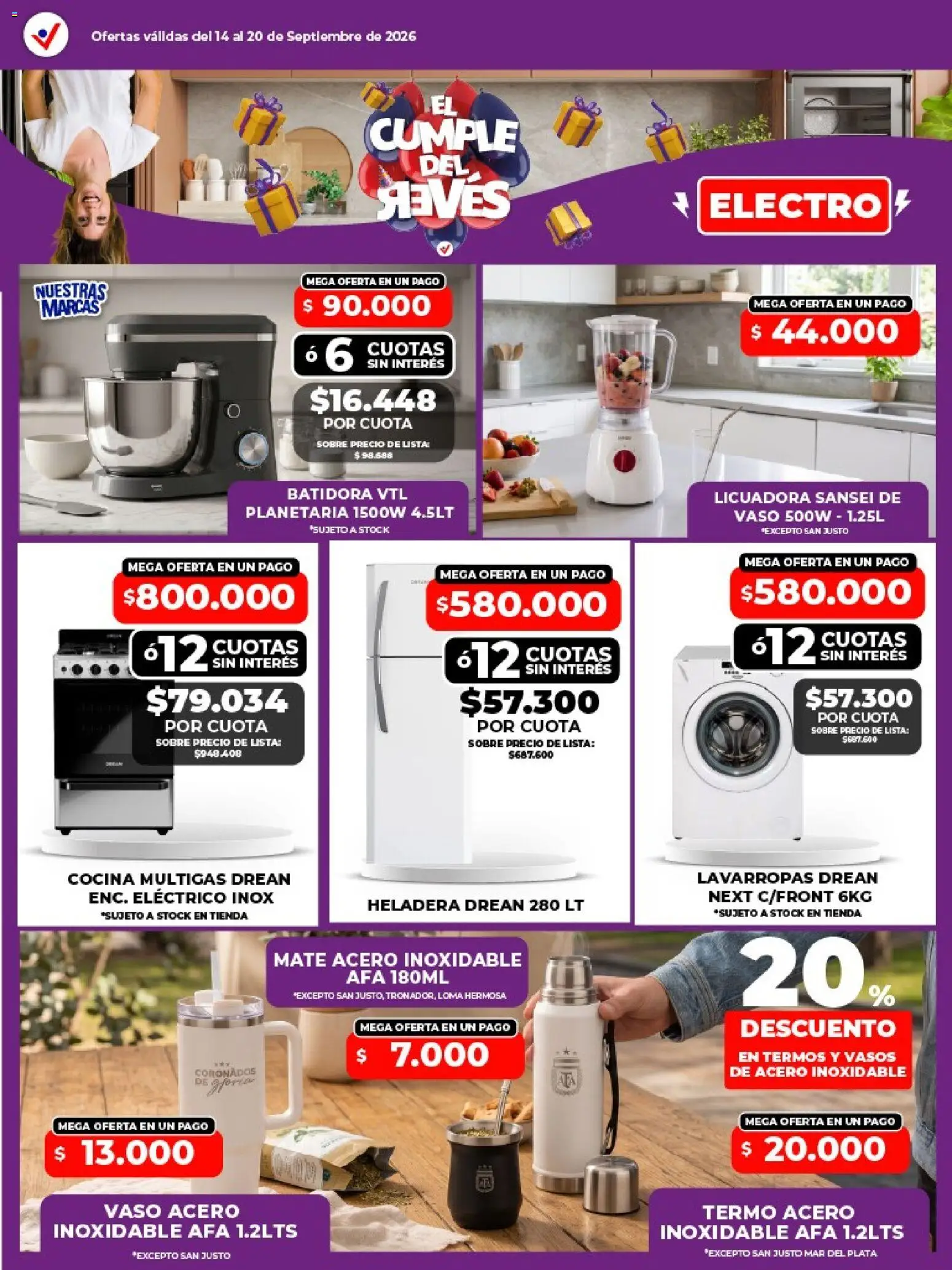 Vital - Especial de nonfood │ válido desde el 14/09/2026 | Página: 2 | Productos: Cocina, Batidora, Termo, Sobre