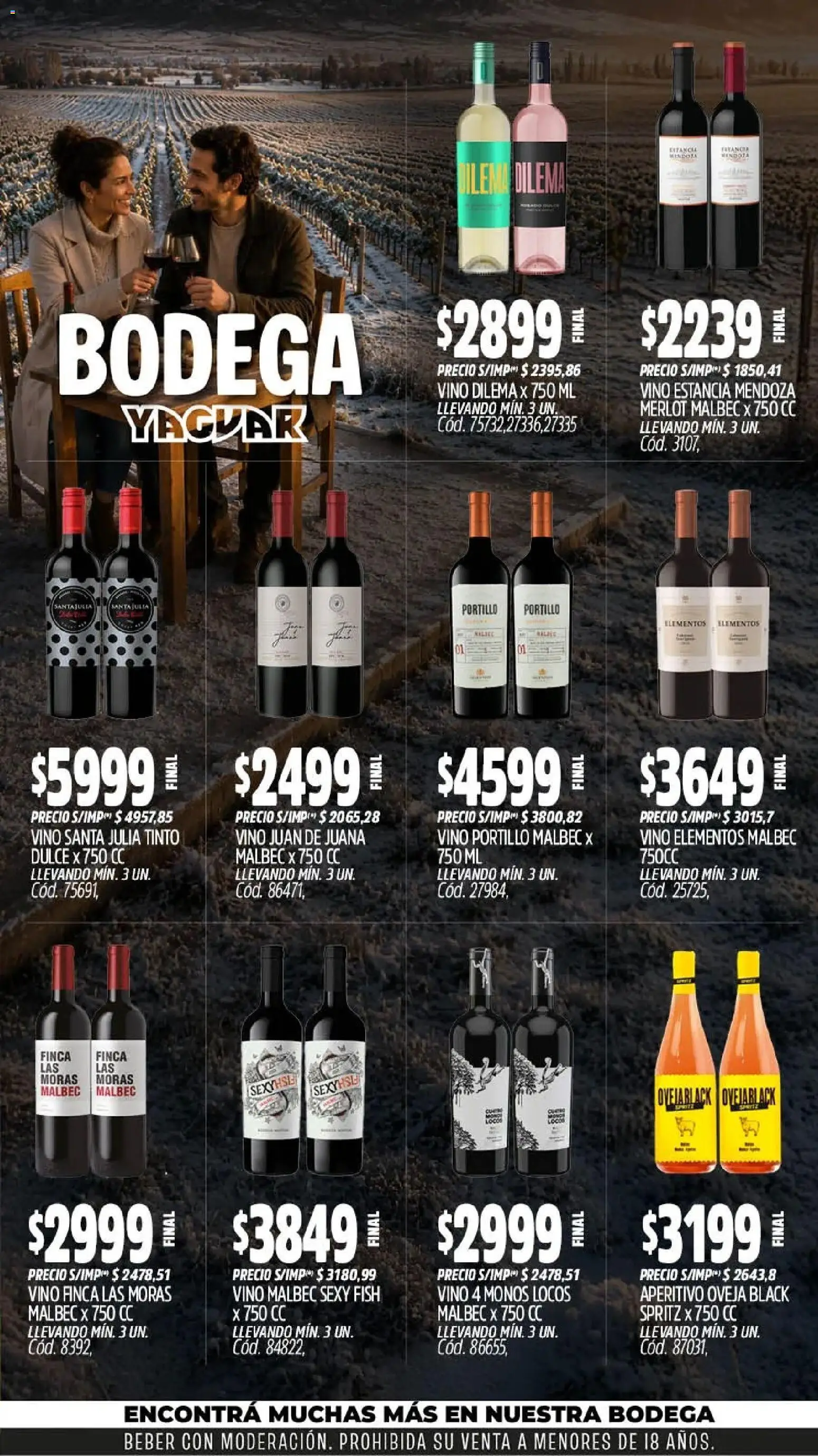 Yaguar - Oferta Semanal Trelew │ válido desde el 20/07/2026 | Página: 5 | Productos: Vino