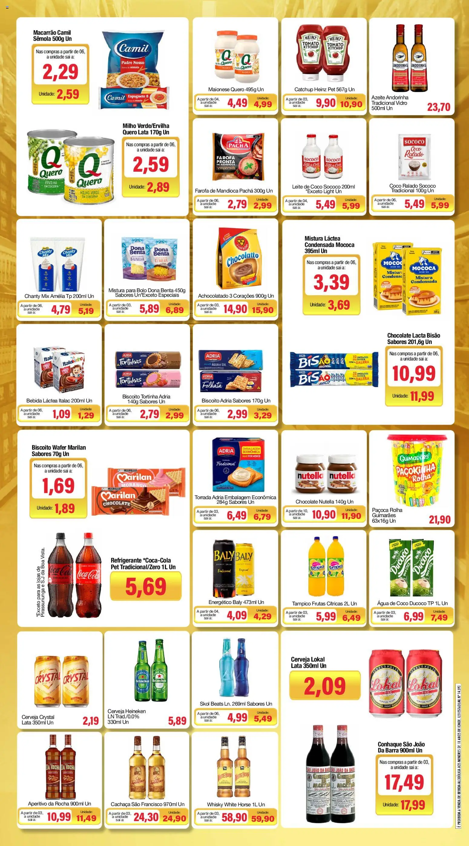 Spani Atacadista Folheto - válido de 08/09/2026 | Página: 3 | Produtos: Frutas, Cachaça, Maionese, Farofa