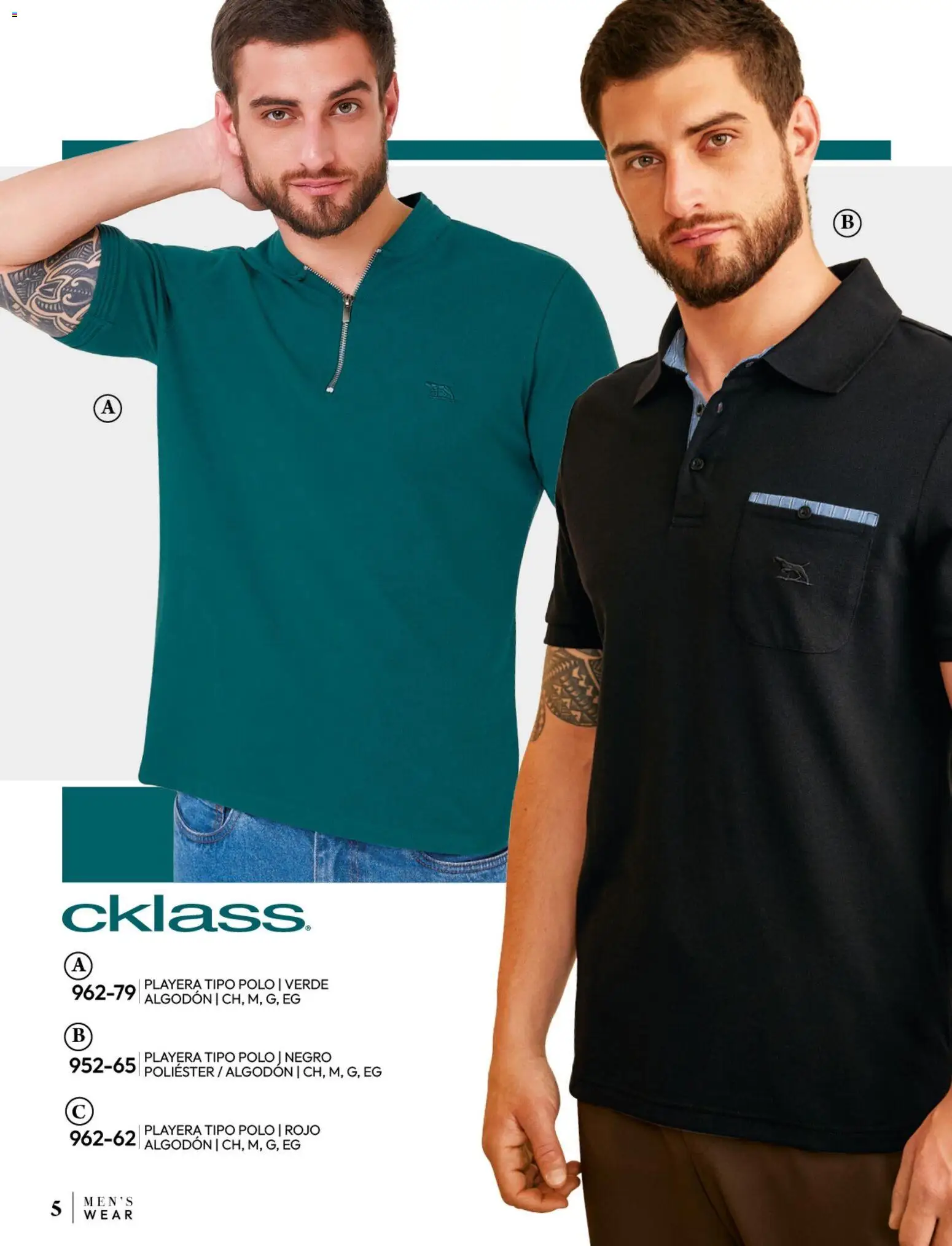 Nuevas ofertas de Cklass válidas en toda la República Mexicana desde el 08/07/2026. ¡Encuentra las mejores ofertas en Cklass catálogo Ropa caballero! | Página: 6 | Productos: Algodón, Playera