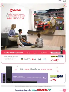 Vista previa de folleto Hiraoka catálogo de la Hiraoka válido desde 25.04.2026 | Página: 57 | Productos: Televisor, Video