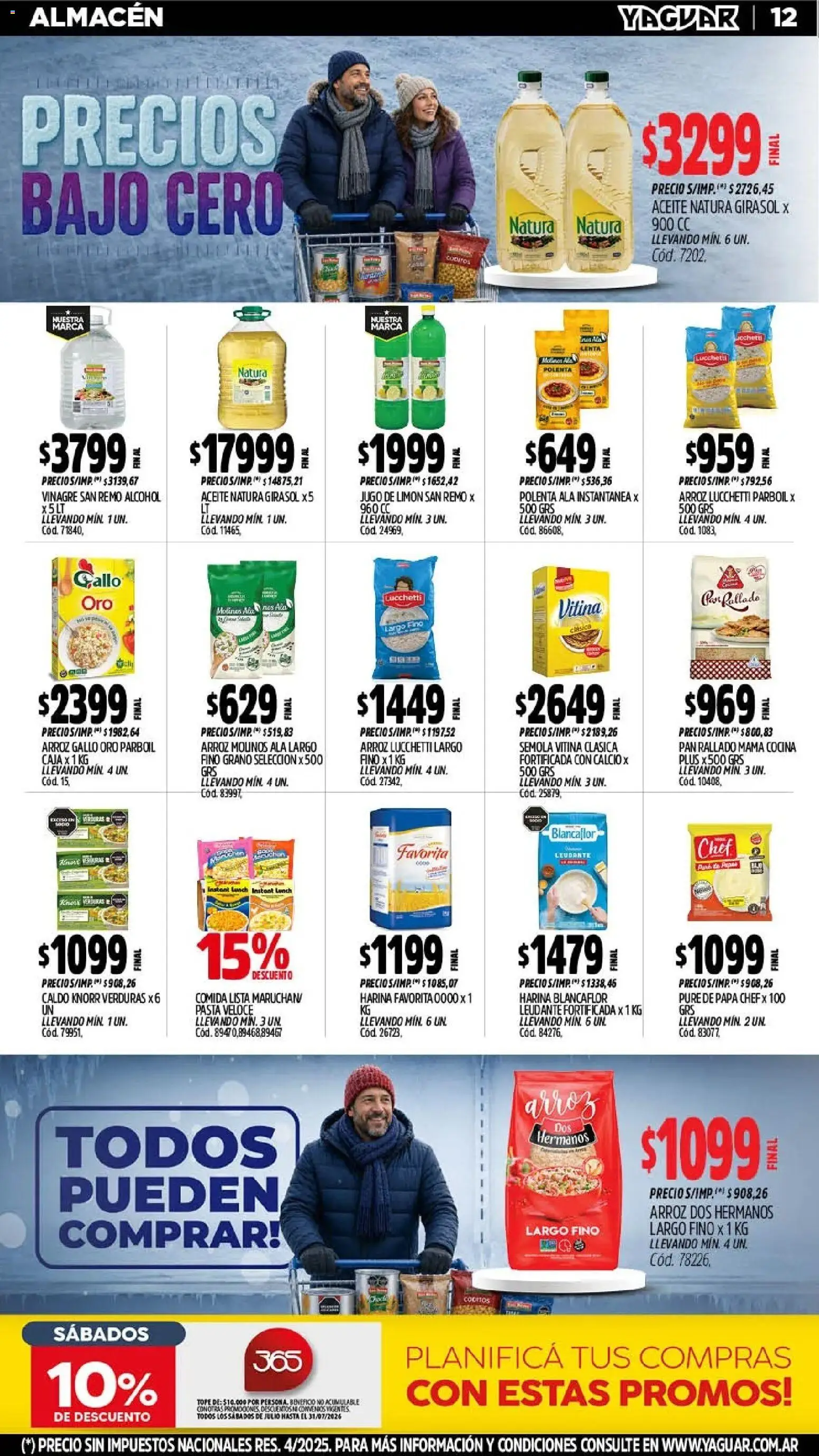Yaguar - Oferta Semanal Buenos Aires │ válido desde el 20/07/2026 | Página: 13 | Productos: Cocina, Vinagre, Jugo, Pan rallado