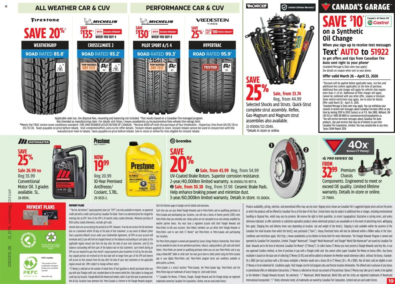 Canadian Tire flyer valid from 09.04.2026 | Page: 19 | Products: Phone, Box, Oil