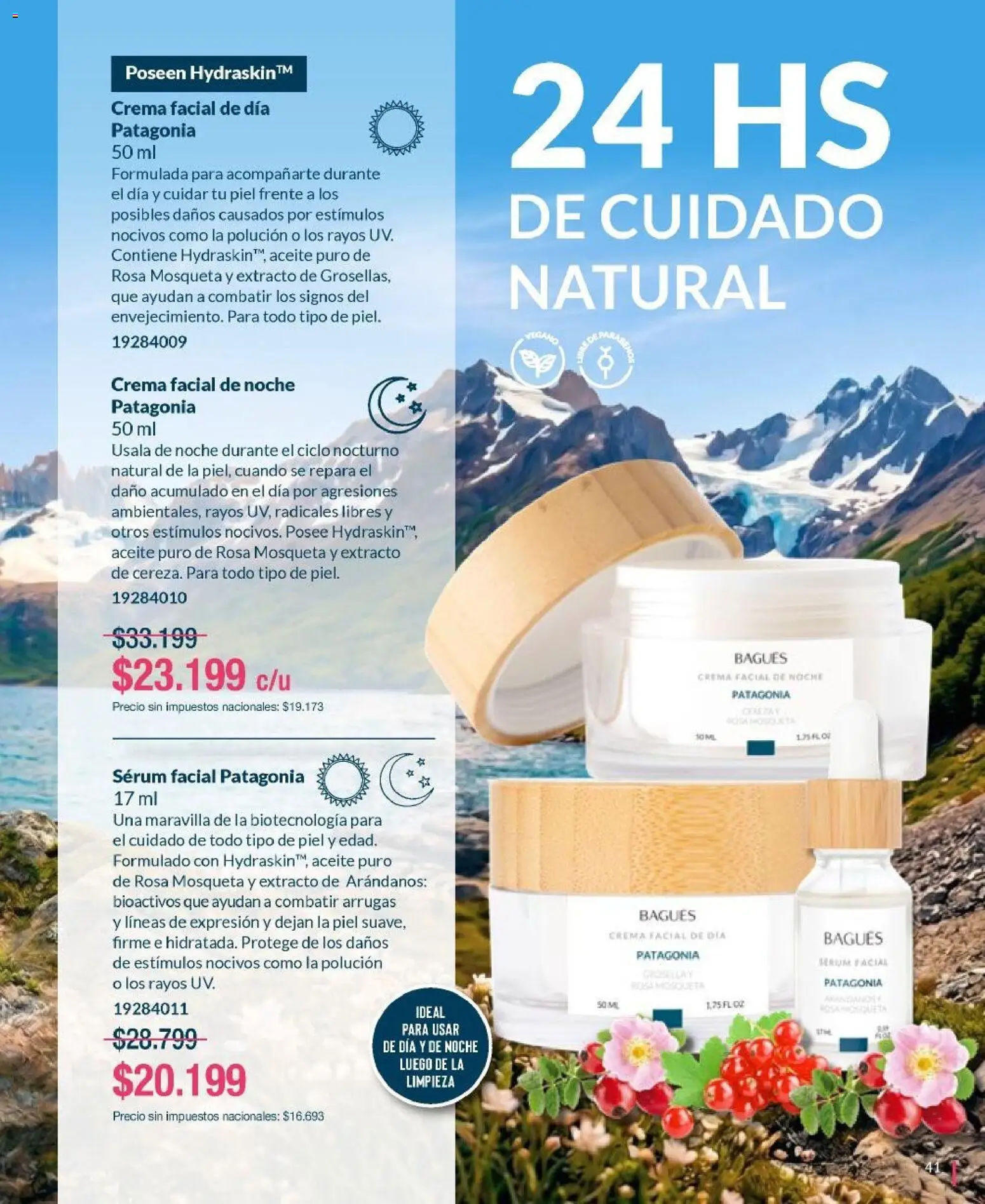 Bagués catálogo │ válido desde el 21/09/2026 | Página: 41 | Productos: Aceite, Crema facial, Serum, Crema