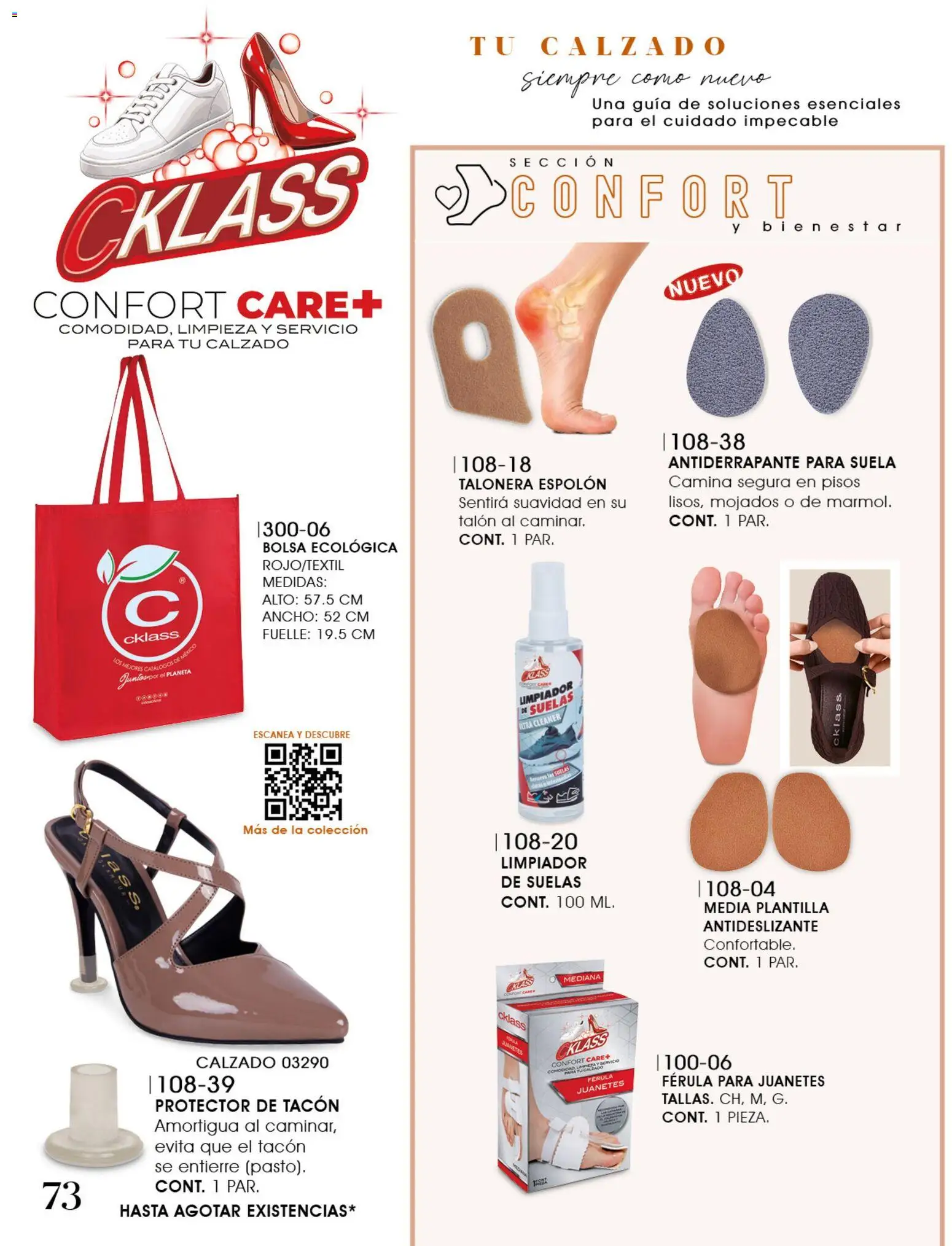 Nuevas ofertas de Cklass válidas en toda la República Mexicana desde el 08/07/2026. ¡Encuentra las mejores ofertas en Cklass catálogo Confort! | Página: 74 | Productos: Bolsa, Limpiador