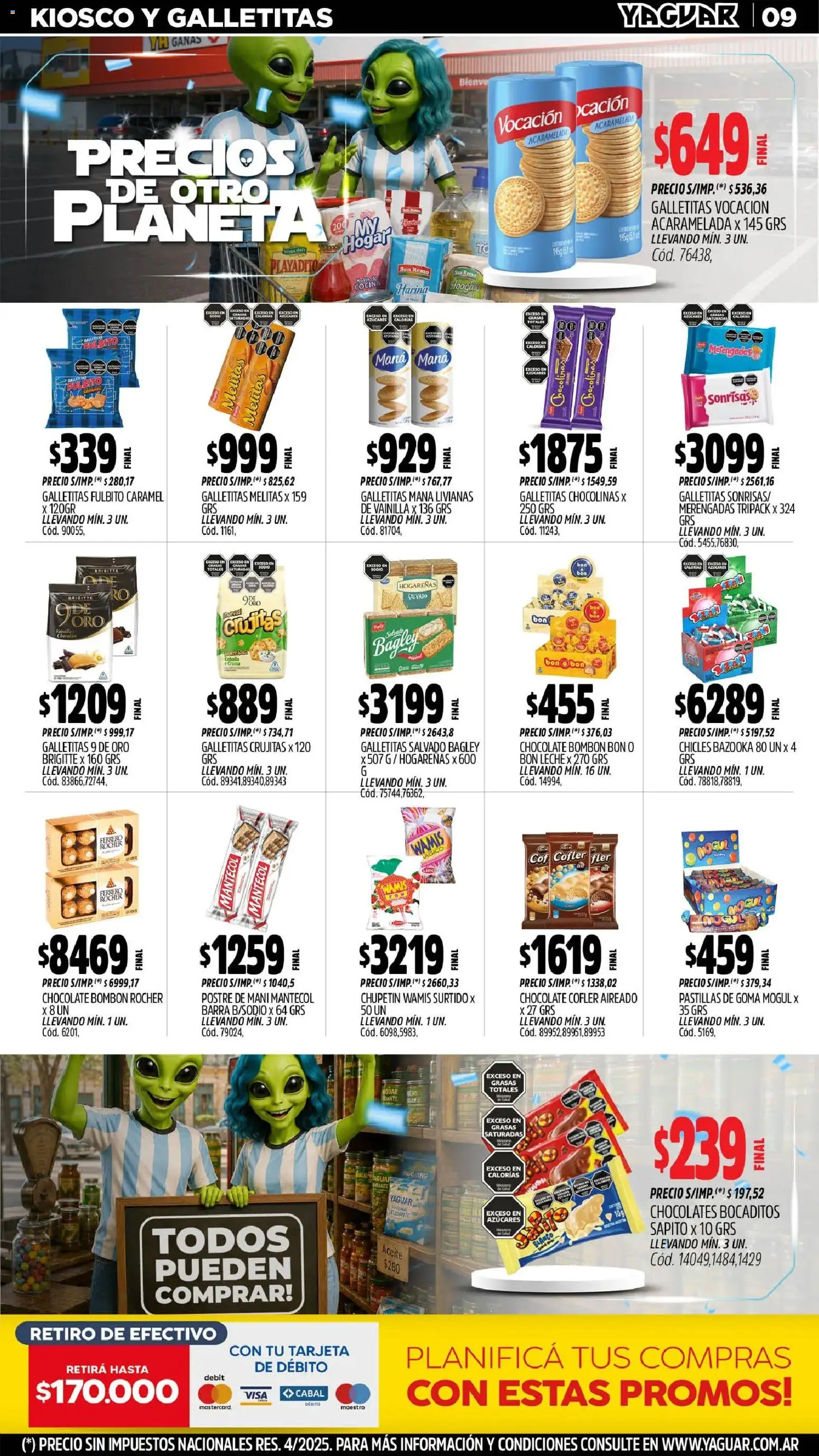Yaguar - Oferta Semanal San Juan │ válido desde el 29/06/2026 | Página: 10 | Productos: Cocina, Cebolla, Aceite, Chocolate