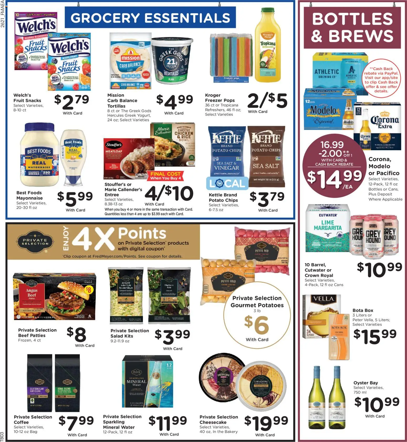 Fred Meyer Weekly Ad - valid from 06/24/2026 | Page: 10 | Products: Vinegar, Cherries, Beef, Kettle