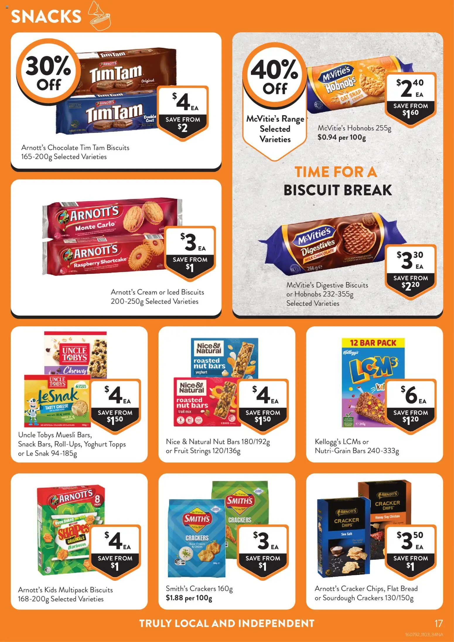 Foodworks catalogue - valid from 11.03.2026 | Page: 17 | Products: Honey, Cream, Coat, Raspberry