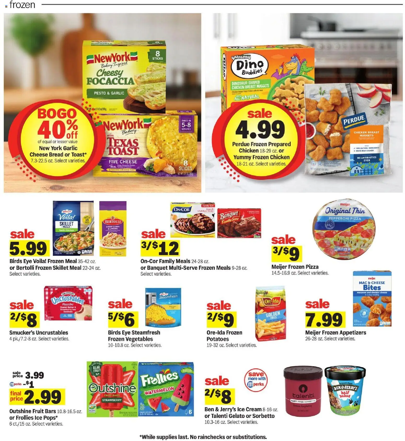 Meijer Weekly Ad - valid from 09/30/2026 | Page: 8 | Products: Shrimp, Bread, Fruit, Frozen vegetables